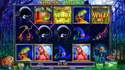 charms and witches spelautomat